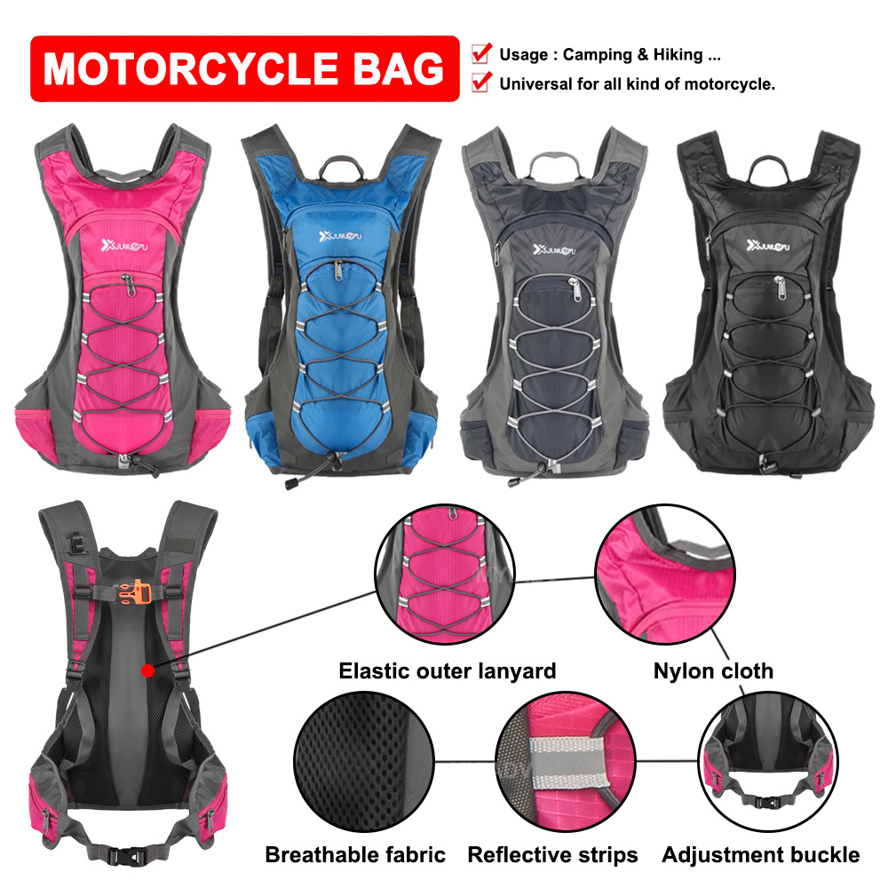 Cycling Commute Backpack - Motorrugzak Reisopslag Rugzak Camping Klimmen Wandelen