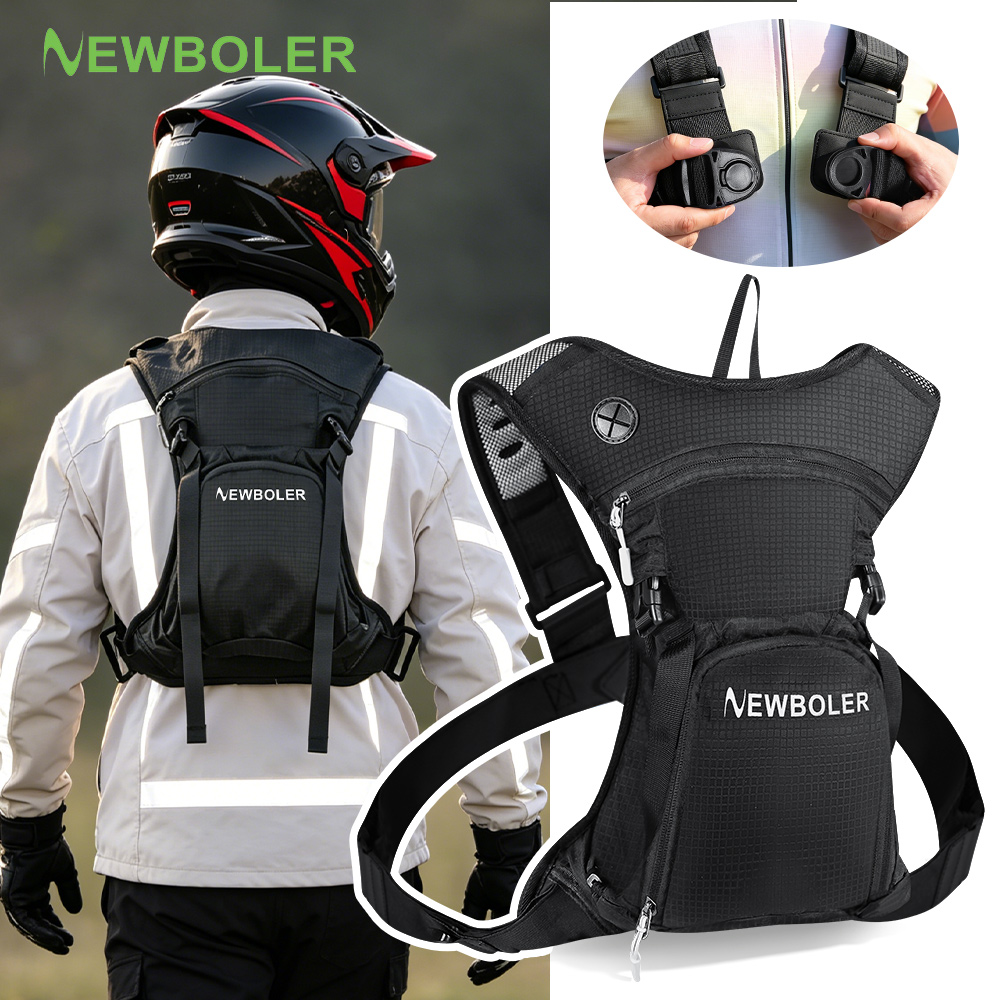 Cycling Commute Backpack - NEWBOLER 8L motorfiets fietsen hydratatiepakket MTB