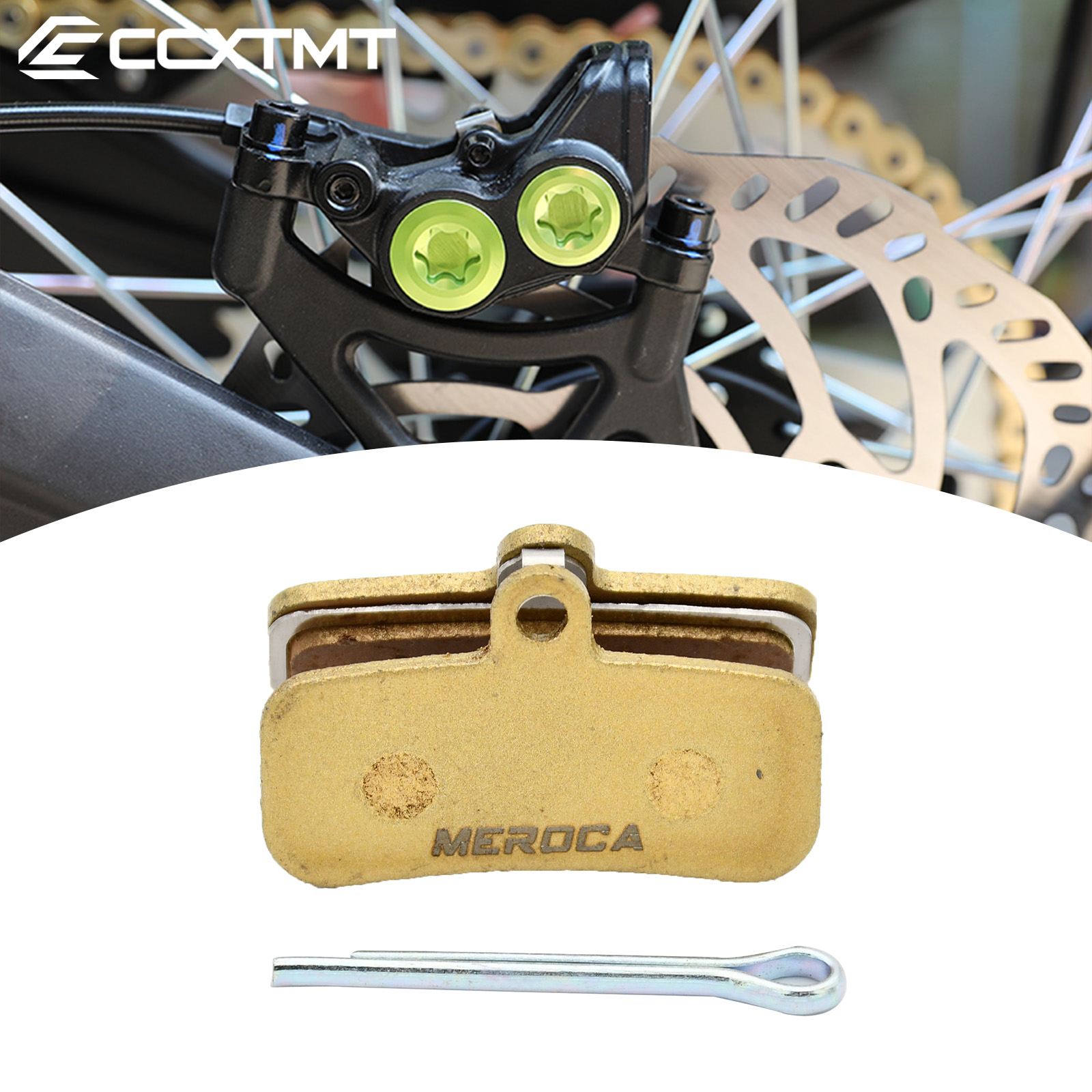 Bike Light Front Rear - Motorfiets Voor en Achter Stille Remblokken