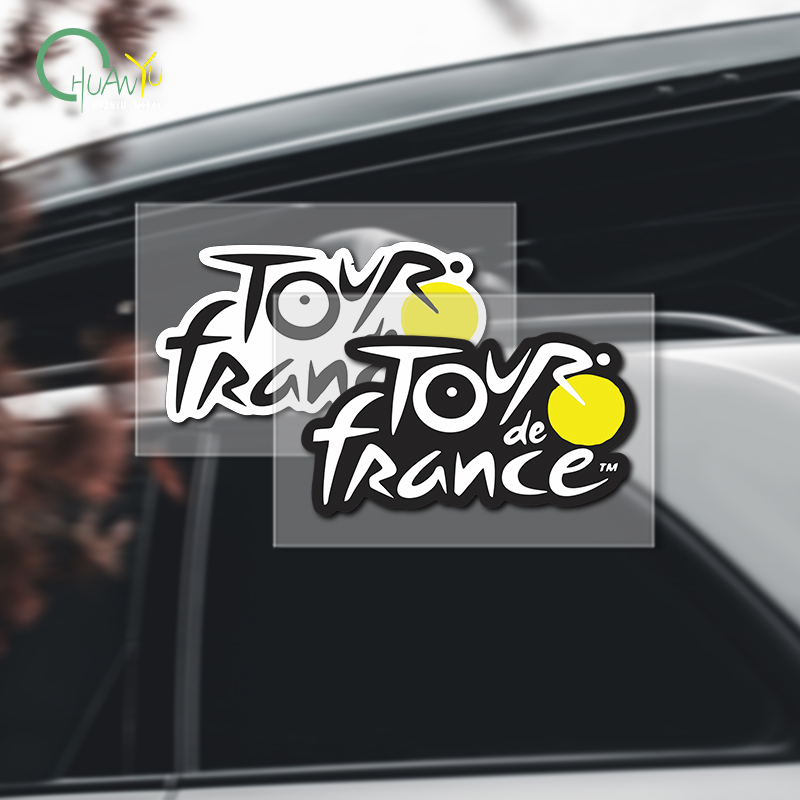 Cycling Zones - Tour de France logo sticker voor