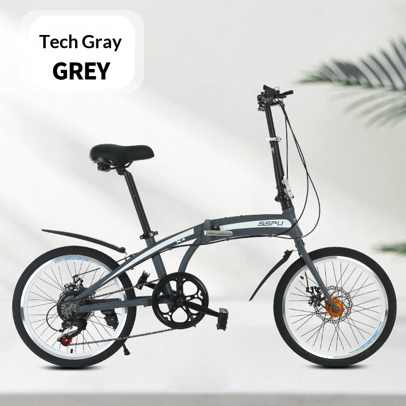 Commuter Biking - Vouwfiets 20 inch aluminium lichtgewicht stadsfiets