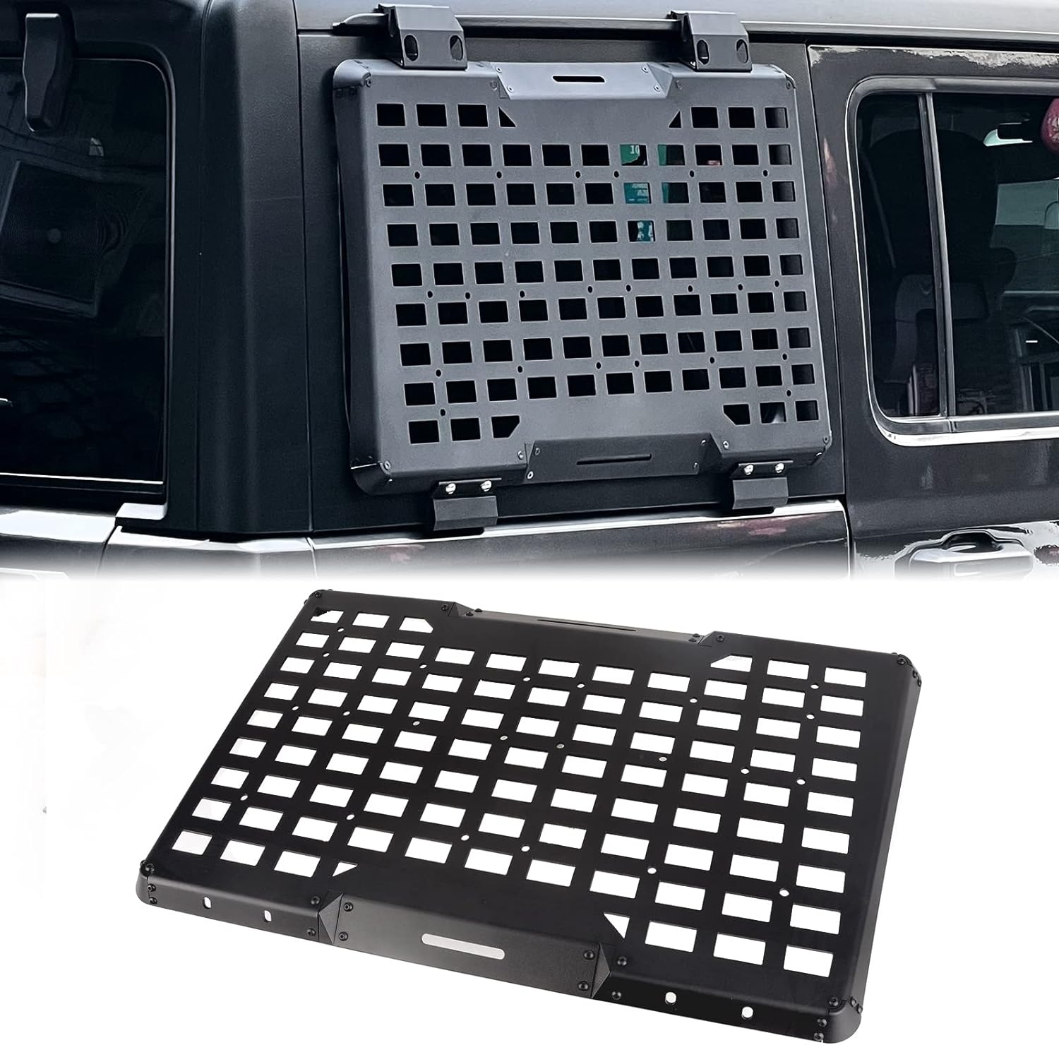 Cargo Rack Aluminum - Achterste rechter raam Molle paneel modulaire
