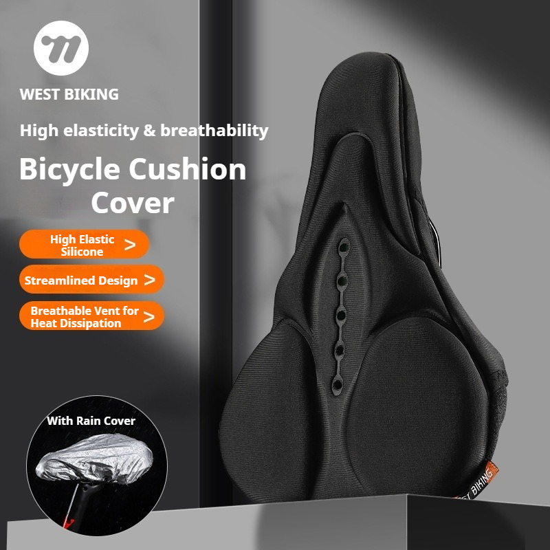 Commuting By Bike - WEST BIKING Fietszadelhoes Zachte siliconen spons