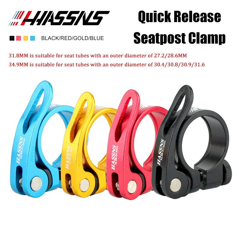 Commuting By Bike - Hassns Fiets Zadelpenklem Quick Release Alloy