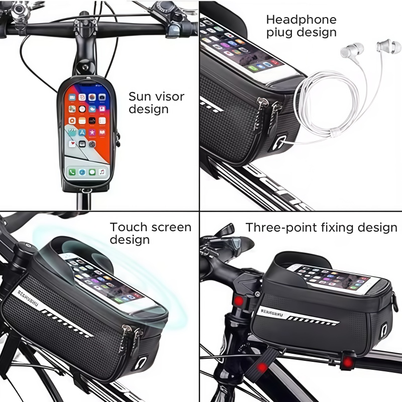 Waterdichte zonneklep met touc - Cycling Commute Bag recensie en prijs