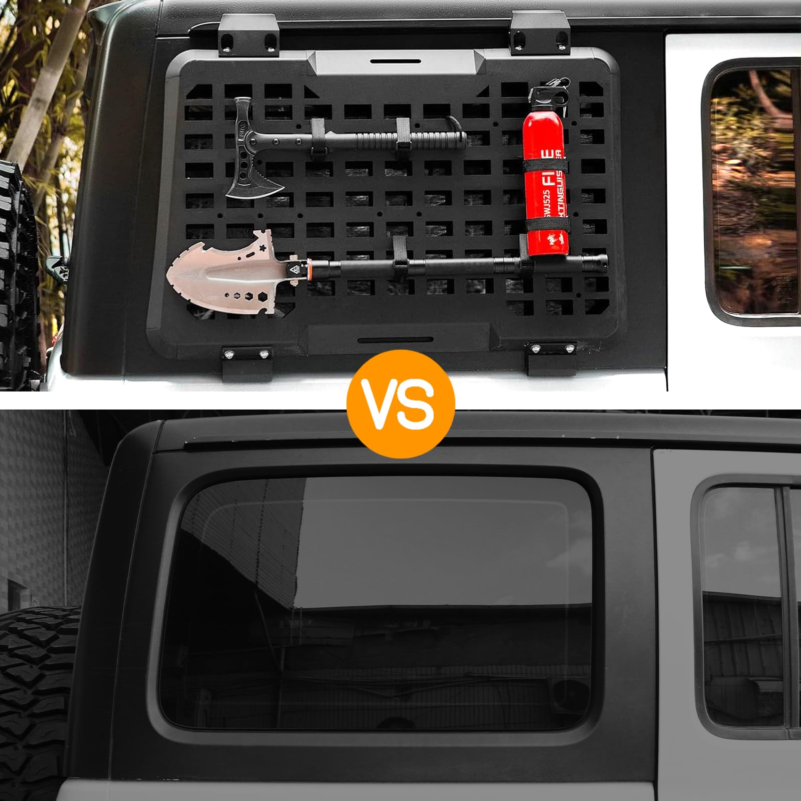Achterste rechter raam Molle p - Cargo Rack Aluminum recensie en prijs