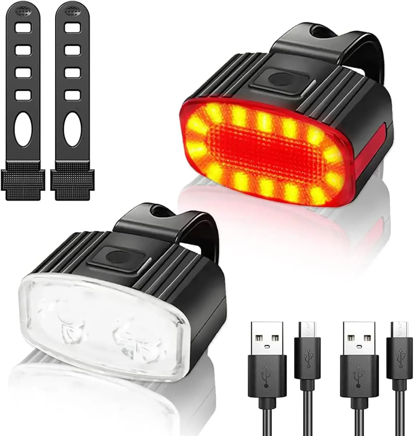 Fiets Fiets Voor Achterlicht S - Bike Light Front Rear recensie en prijs
