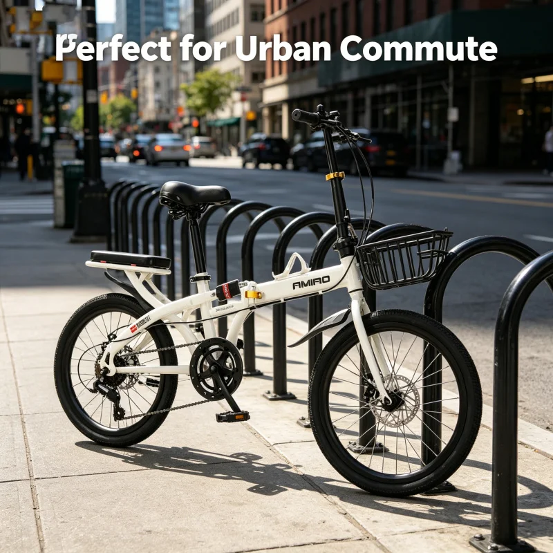 Witte spaakwiel achterzitframe - Commuter Biking recensie en prijs