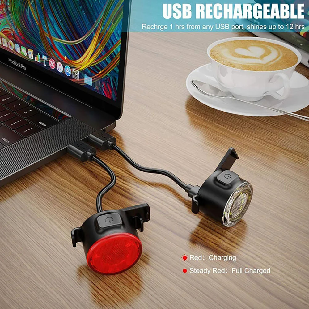 USB oplaadbare waterdichte LED - Bike Light Front Rear recensie en prijs