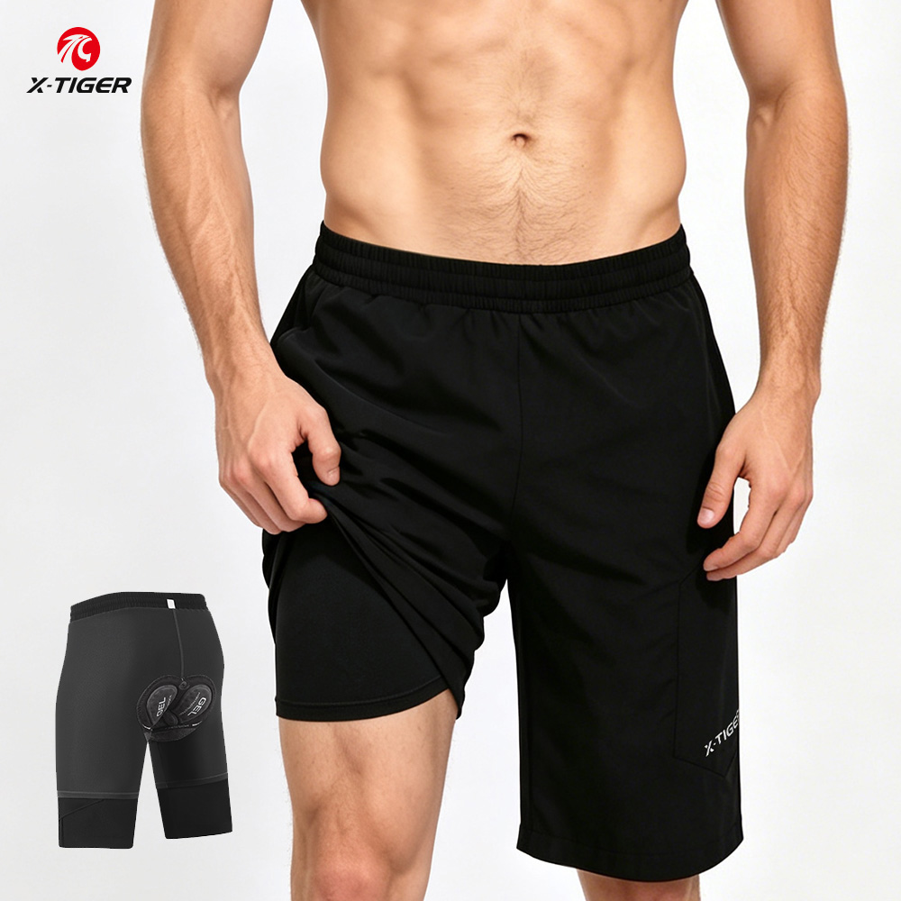 X-TIGER 2-in-1 fietsbroek Dubb - Cycling Shorts For Commute recensie en prijs